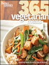 Cover image for Better Homes and Gardens 365 Vegetarian Meals